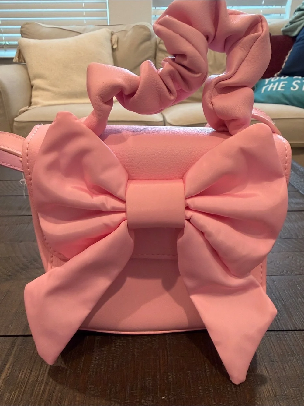 Pink Bow Crossbody Bag